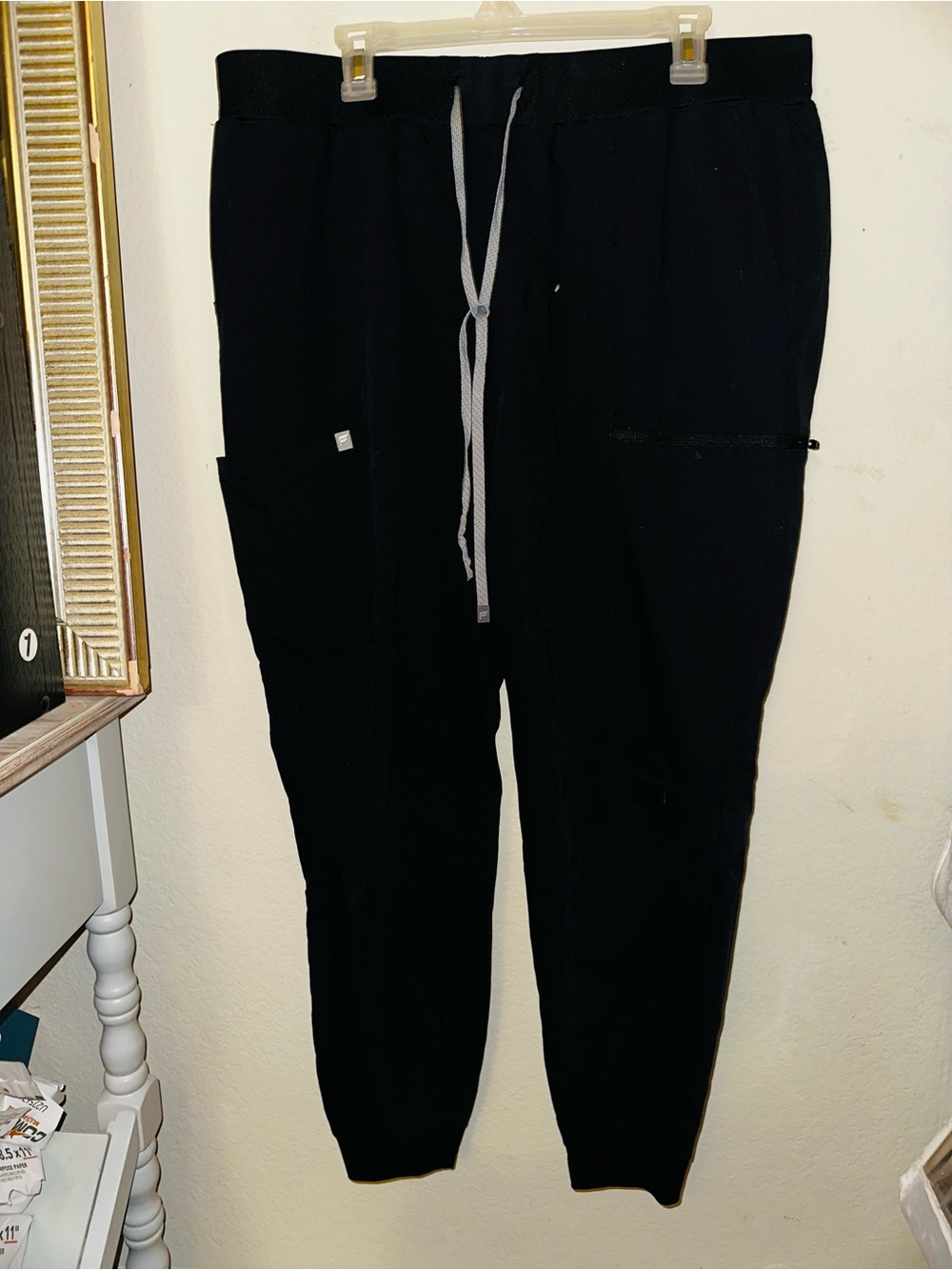 Fabletics black scrub jogger pants size XXL /1X